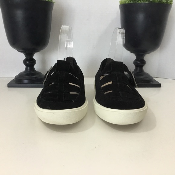 NAYA Black Suede Juniper Slip Ons, 7M - Picture 2 of 8